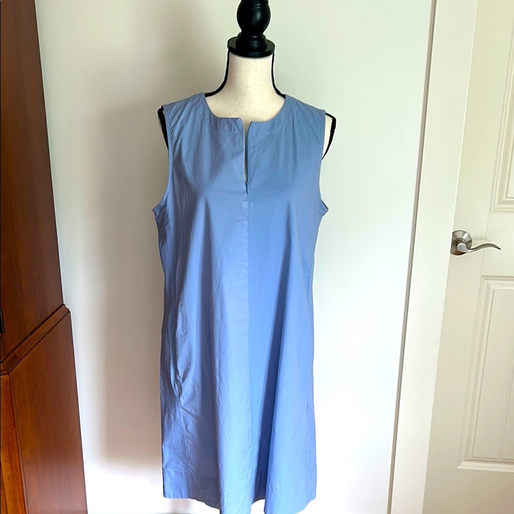 Sleeveless Blue Dress